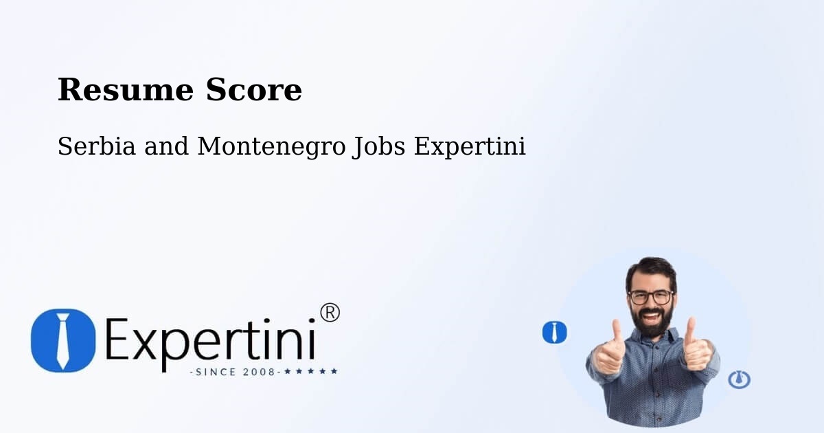 Resume Score & Job Description Match Tool – Cap Santé - Serbia and Montenegro Jobs Expertini